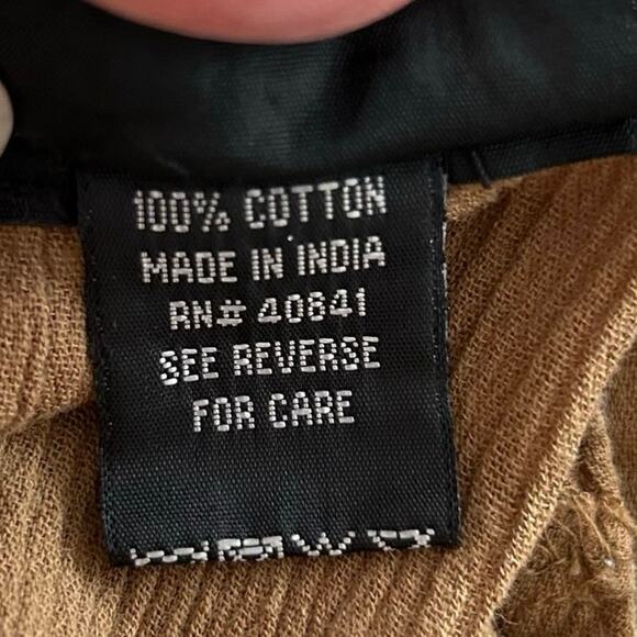 ATHLETA Women Swim Beach Pool Cover Up Dress Vacation Brown Boho Size Small - Picture 6 of 9